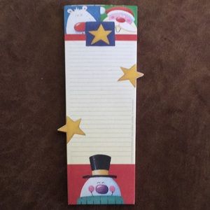 Holiday Theme Magnetic Memo Pad